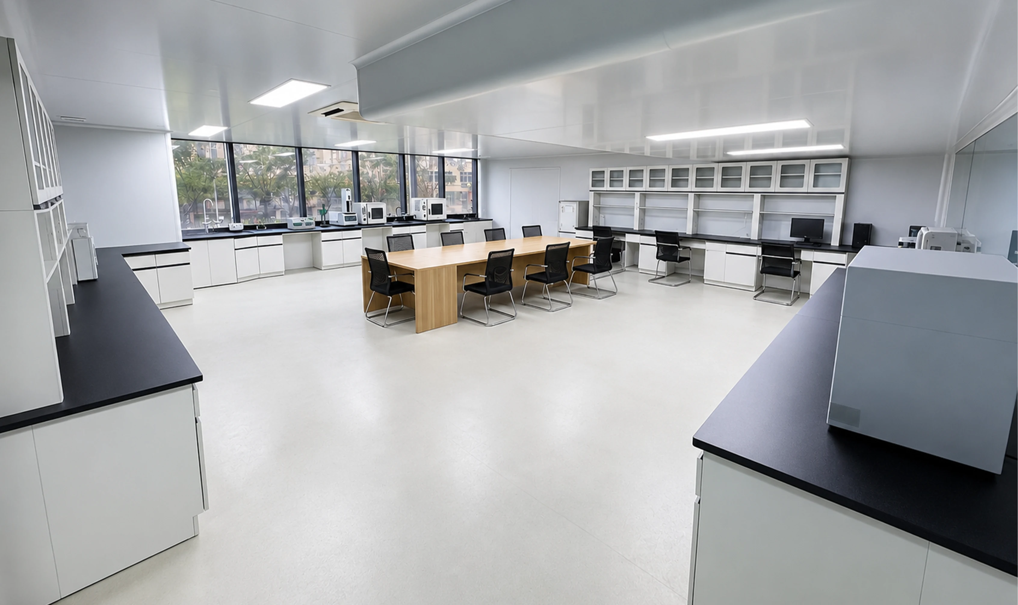 Quality inspection laboratory for cosmetic packaging